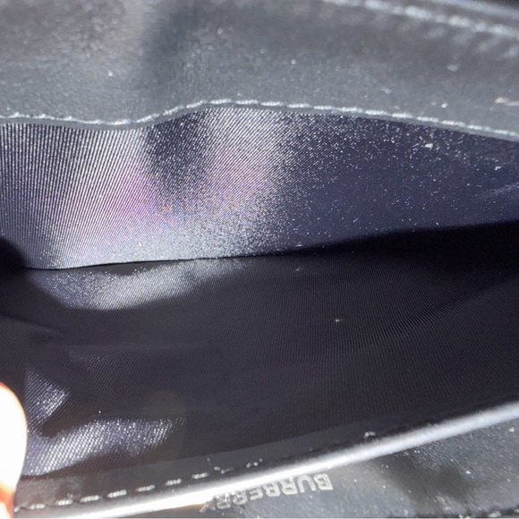 NWT Burberry Navy and Gray Checkered Zippy Wallet - Picture 10 of 12